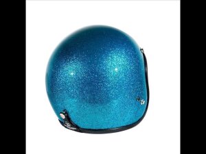 M 56-57,5cm 70s Seventies Metalflakes Acid Green Grün Jethelm ECE 22.05