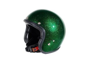 70s Seventies Metalflakes Deep Green Jethelm ECE 22.05