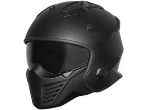 Germot GM 44 Motorcycle Helmet Matt Black