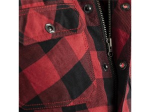 RST Lumberjack Herren Motorradhemd Kevlarhemd Hemd Rot