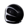 S 54,5-55,5cm70s Seventies Superflakes Scallops Black and White Jethelm ECE 22.06
