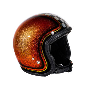 XXL 61,5-63cm 70s Seventies Superflakes Orange Checkered...