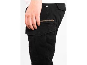 W34 L32 John Doe Cargo Stroker Black XTM® Unisex Motorradhose