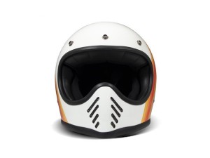 DMD Seventy Five Eighty Retro Helmet ECE 22.05 White Colored