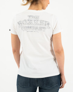 Rokker Lady Wings Classic White T-Shirt L
