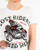 Rokker Lost Riders Lady White T-Shirt