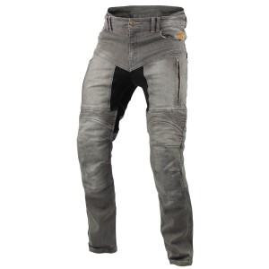 W30 L32 Trilobite Parado Herren Motorradjeans Jeans Hellgrau Slim Fit