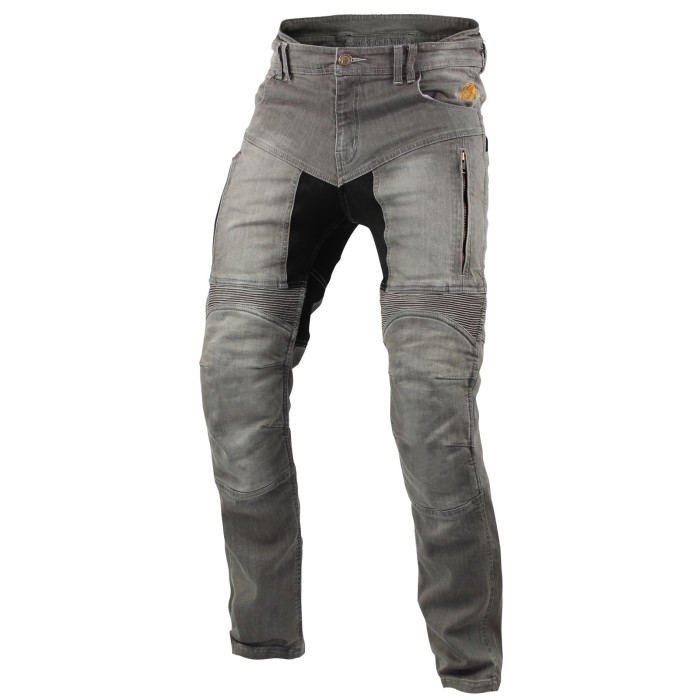 W42 L34 Trilobite Parado Herren Motorradjeans Jeans Hellgrau Slim Fit 