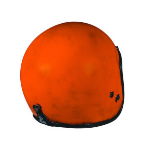 70s Seventies Pastello Dirty Orange Jethelm ECE XL 60-61cm