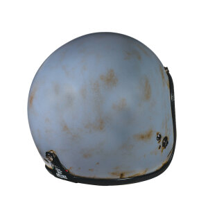 L 58-59,5cm 70s Seventies Pastello Dirty Grey Jethelm ECE