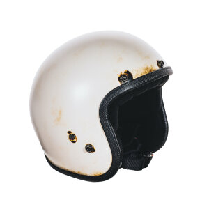 L 58-59,5cm 70s Seventies Pastello Dirty Ivory Jethelm ECE