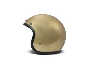DMD Vintage Gold Jethelmet Helmet ECE 22.05