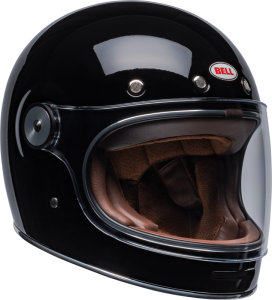 Bell Bullitt Gloss Black Retro Integralhelm Helm Motorradhelm ECE 22.05 Schwarz