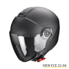Scorpion Exo-City II SOLID Matt Black Jethelm Motorradhelm Helm