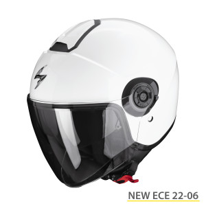 Scorpion Exo-City SOLID White Jethelm Motorradhelm Helm
