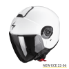 Scorpion Exo-City II SOLID White Jethelm Motorradhelm Helm
