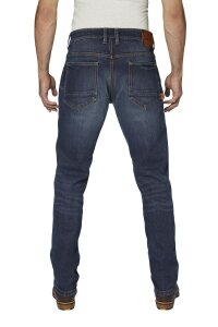 Rokkertech Tapered Slim 2026 Dark Blue Herren Motorradjeans Motorradhose