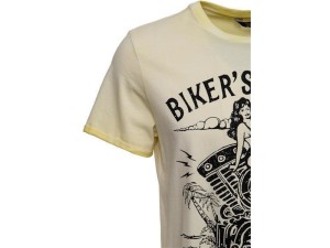 King Kerosin Bikers Island Herren Oilwashed T-Shirt Lime