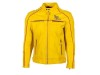 Rusty Stitches Chase Yellow Men Leather Motorcycle Jacket