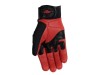 Rusty Stitches Chris Black - Red Men Leather Motorcycle Gloves