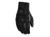 Rusty Stitches Chris Black - Grey Men Leather Motorcycle Gloves