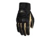 Rusty Stitches Chris Black - Beige Men Leather Motorcycle Gloves