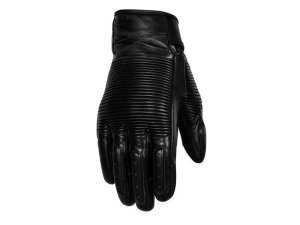 Rusty Stitches Jimmy Black Men Motorcycle Gloves