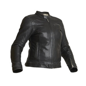 40 Halvarssons Orsa Damen Lederjacke Schwarz