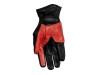 Rusty Stitches Johnny Black Red Men Motorcycle Gloves