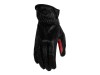 Rusty Stitches Johnny Black Red Men Motorcycle Gloves 4XL