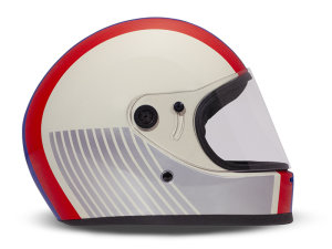 DMD Rivale Razor Retro Integralhelm Helm Motorradhelm...