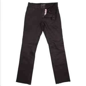 Modeka Stemp Leather Jeans Black