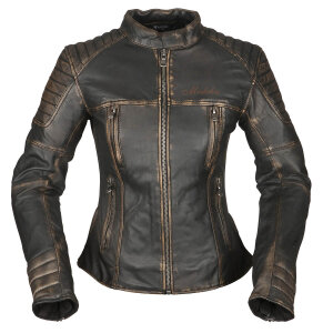 Modeka Kalea Lady Damen Leder Jacke Motorradjacke Schwarz