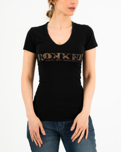Rokker Lady Black T-Shirt M