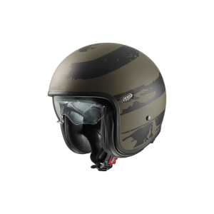 Premier Vintage US MILY BM Open Face Helmet Olive Black