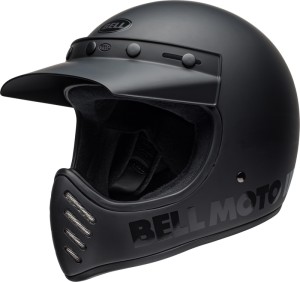 Bell Moto 3 Classic Blackout Retro Crosshelm Motorradhelm Helm ECE 22.06