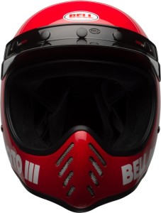 Bell Moto 3 Classic Red Retro Off-Road Helmet Full Face Helmet ECE 22.06