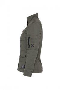 John Doe Women Explorer Jacket XTM® Olive Motorcycle Jacket Fieldjacket