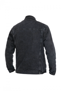 John Doe Maverick XTM® Monolayer Jacket Black Herren Motorradjacke Jeansjacke Schwarz