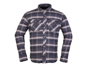 Modeka Overshirt Nooner Blau Herren Motorradhemd Biker Hemd