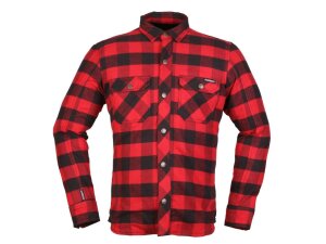 L Modeka Overshirt Nooner Rot Herren Motorradhemd Biker Hemd