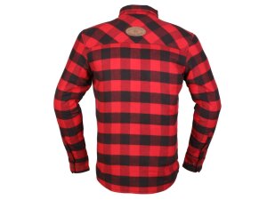 L Modeka Overshirt Nooner Rot Herren Motorradhemd Biker Hemd