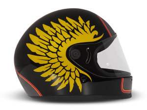 DMD Rivale Hawk Retro Full Face Helmet ECE 22.05