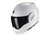 Scorpion Exo-Tech Evo Solid White Full Face Helmet Modularhelmet ECE 22.06