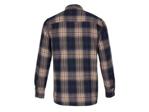 Pike Brothers 1937 Roamer Shirt Flannel Blue Beige Check