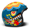DMD Retro Lollipop Jethelm Chupa ChupsHelm Motorradhelm ECE 22.06