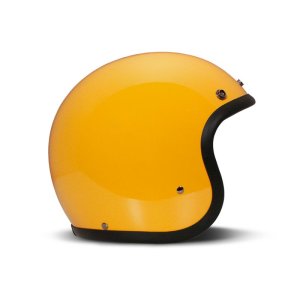 DMD Retro Yellow Jethelm Helm Motorradhelm ECE 22.06