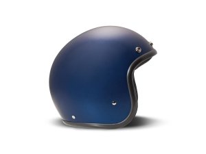 DMD Retro Matt Deep Blue Open Face Helmet ECE 22.06