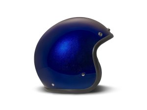 DMD Retro Deep Blue Open Face Helmet ECE 22.06