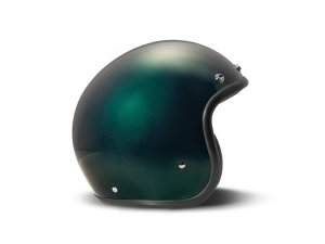 DMD Retro Deep Green Open Face Helmet ECE 22.06